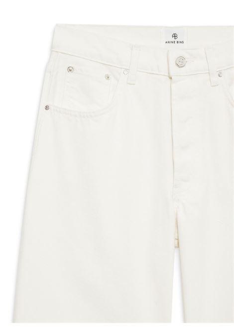 manon jeans woman ecru ANINE BING | A-06-10896OFW25